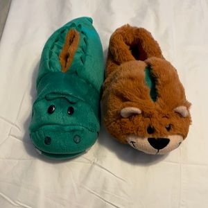 Flip-a-zoo slippers x-large 3/4 kids